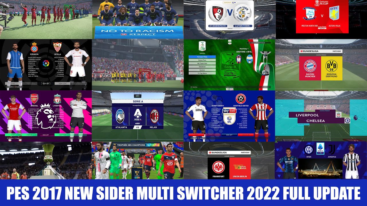 PES 2017 New Sider Multi Switcher 2022 Full Update