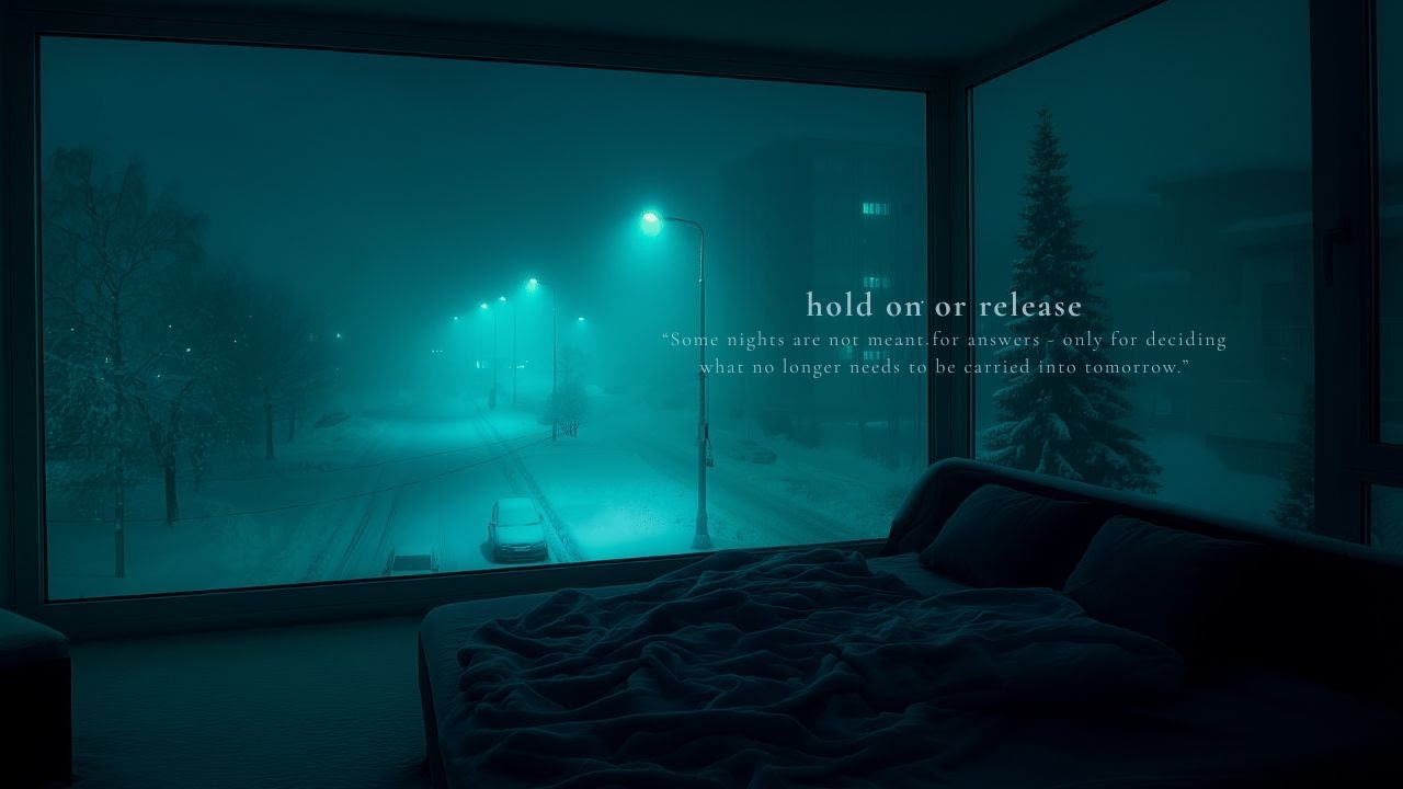 calm your souls or release | winter dark ambient nightscape