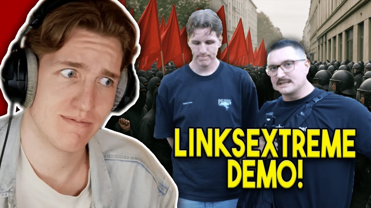 VINCENT & ICH waren auf einer LINKSEXTREMEN DEMO😱