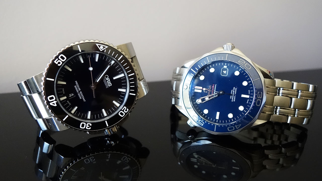 Дуэль автоматических дайверских часов: Oris Aquis Date 43 мм против Omega Seamaster 300 м — Perth...