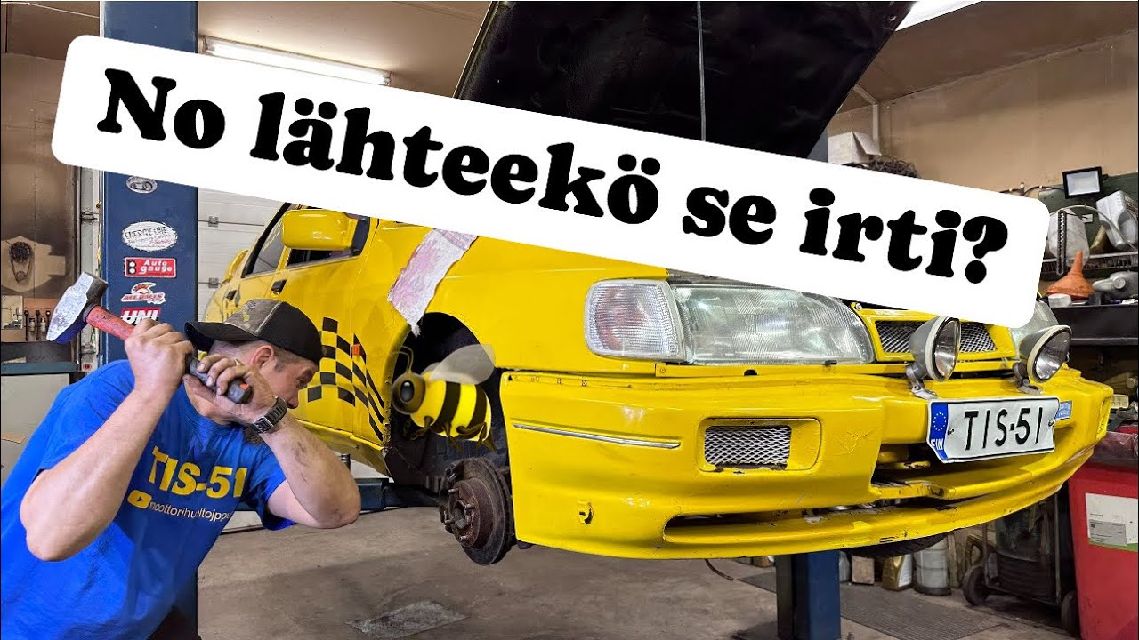 TIS-51 kunnostus osa8. Rättinivel, etuiskari ja jousi