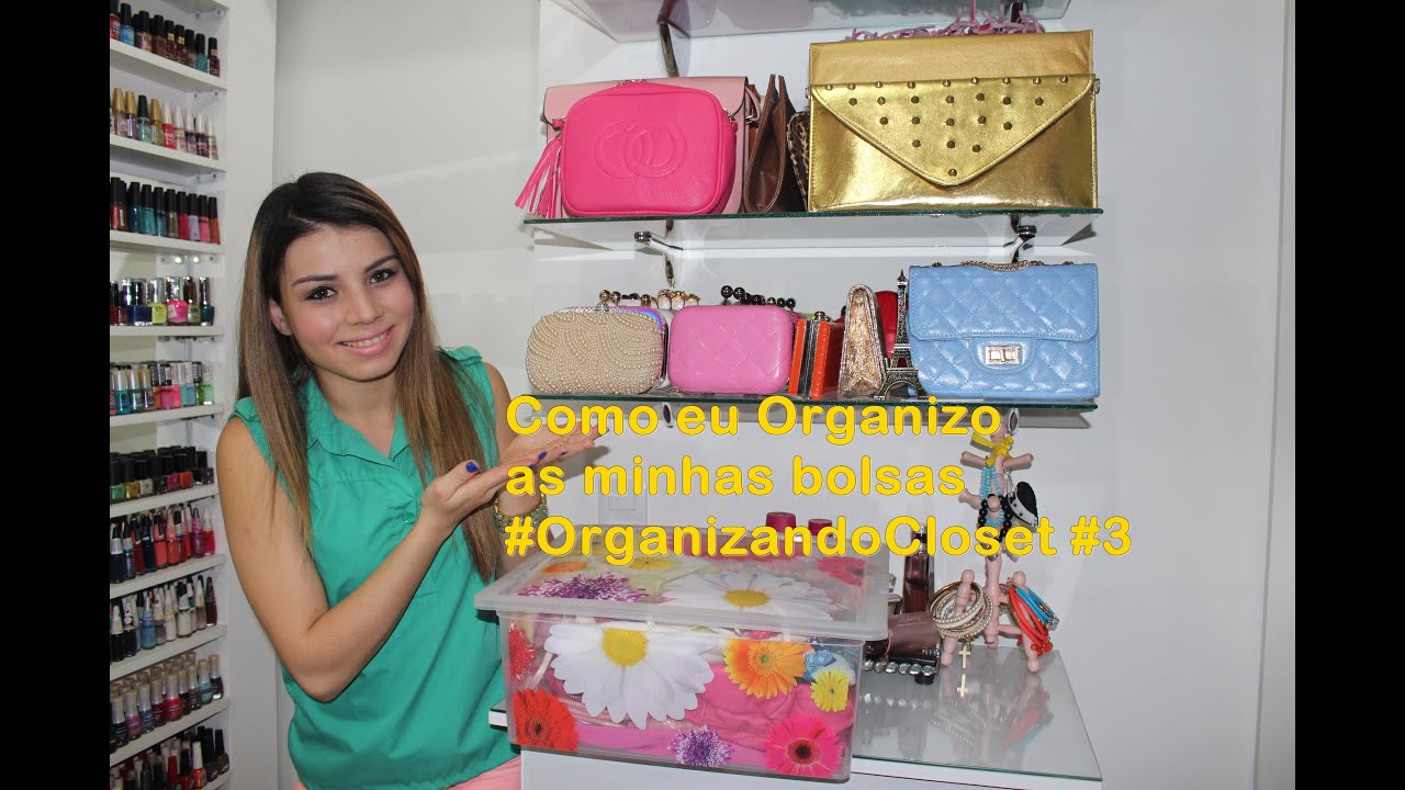 Como organizar bolsas #OrganizandoCloset #3