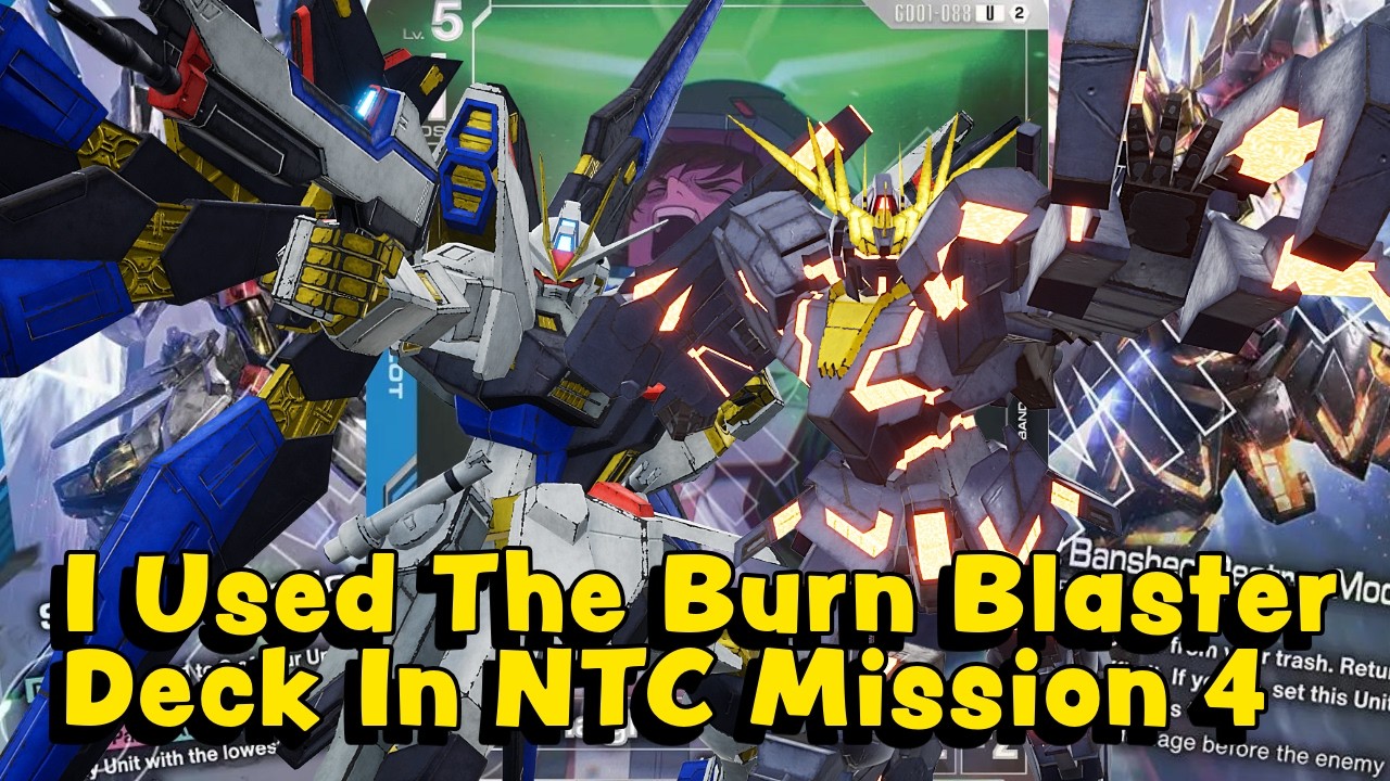 Топ-6 с сине-красным Strike Freedom &mdash; Newtype Challenge 2026, миссия 4 (карточная игра Gundam)
