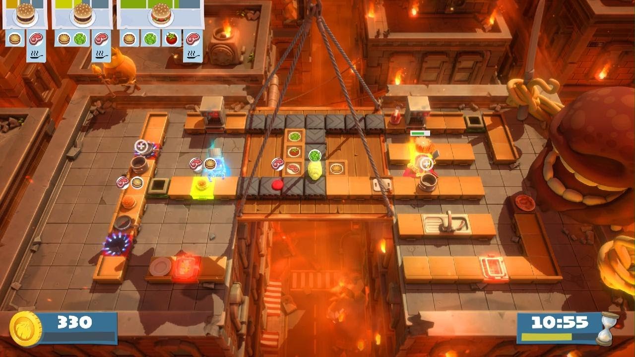 Overcooked 1 Final Boss #overcooked #ps5 #gameplay