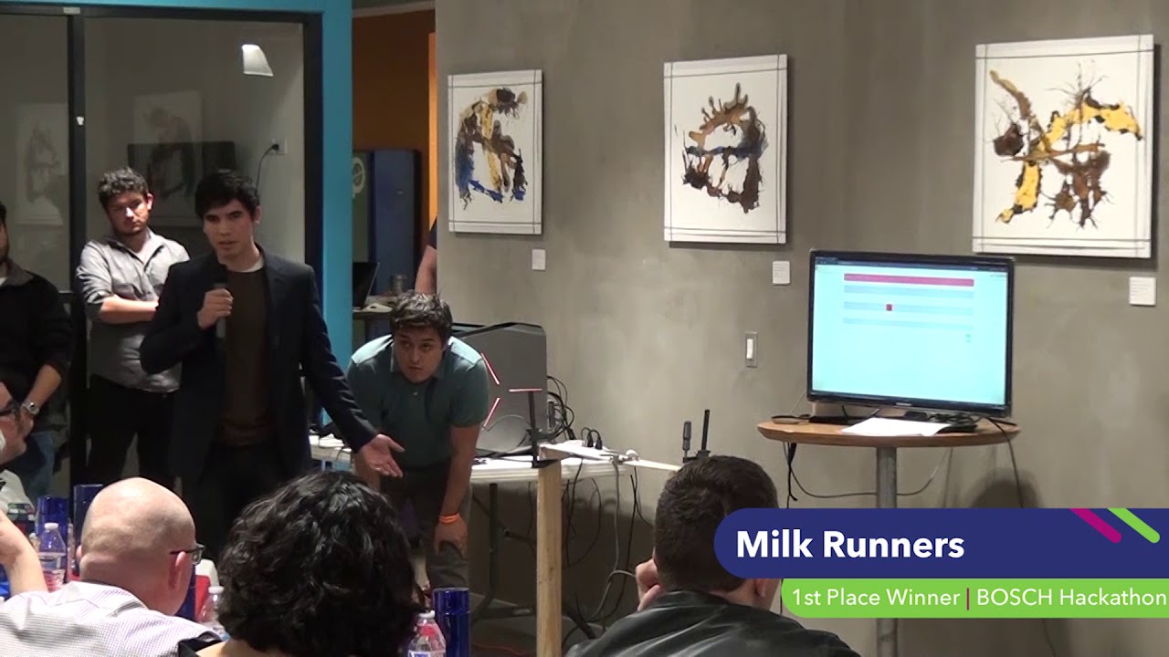 Milk Runners GANADOR del 1er Lugar del Bosch Hakathon 2018
