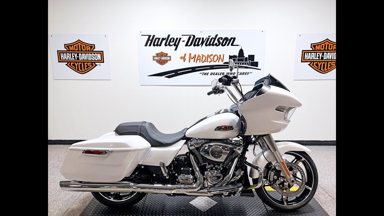 2024 Harley Davidson Road Glide FLTRX WHITE ONYX PEARL Chrome Trim