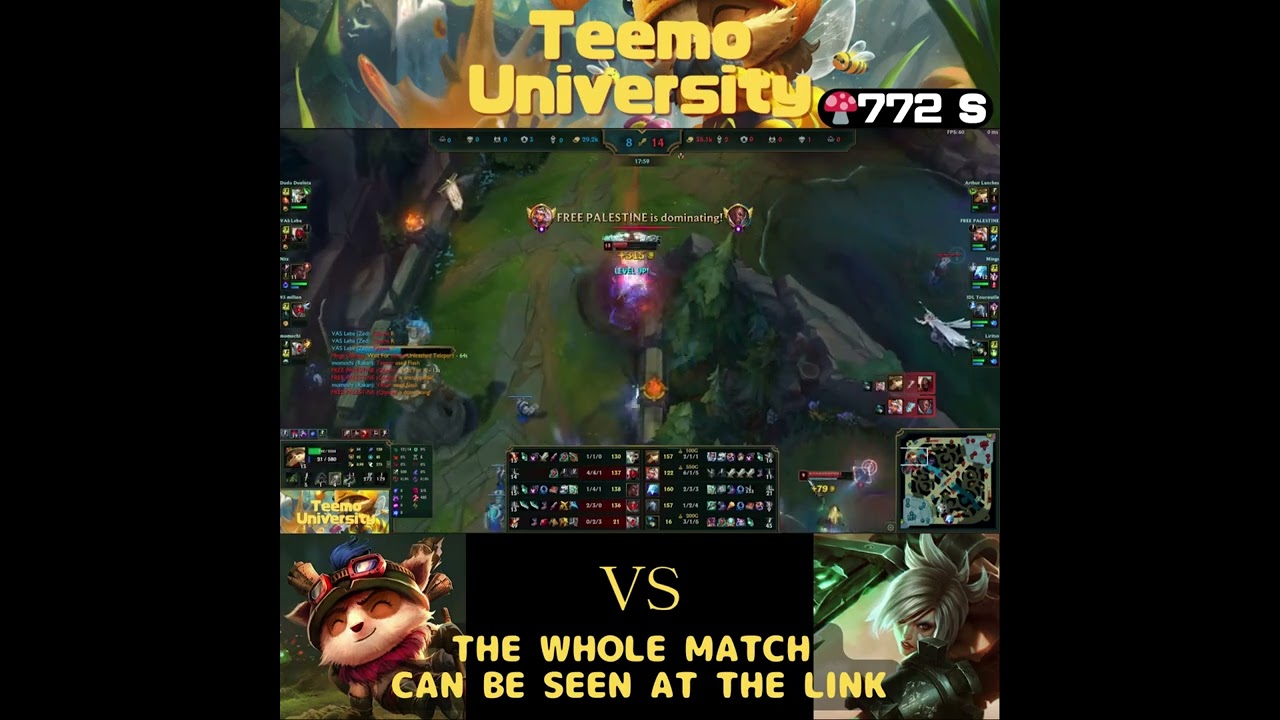 🍄772S【Challenger/BR】TOP Teemo vs Riven【SN:Arthur Lanches#13777】【Patch25.17】#leagueoflegends