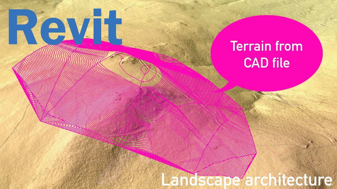 Revit Architecture - Terrain from CAD file