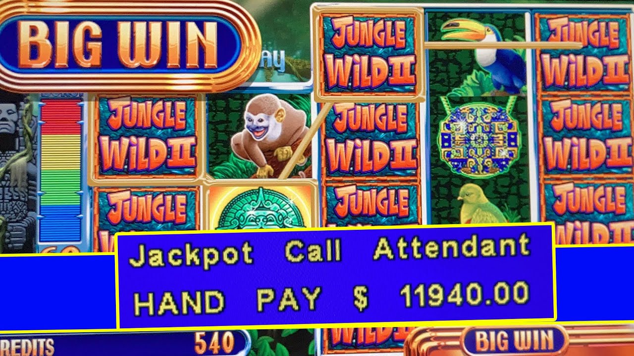 BIGGEST HIGH LIMIT JACKPOT ★ JUNGLE WILD 3 HAND PAY ★ $1 DENOM MAX BET