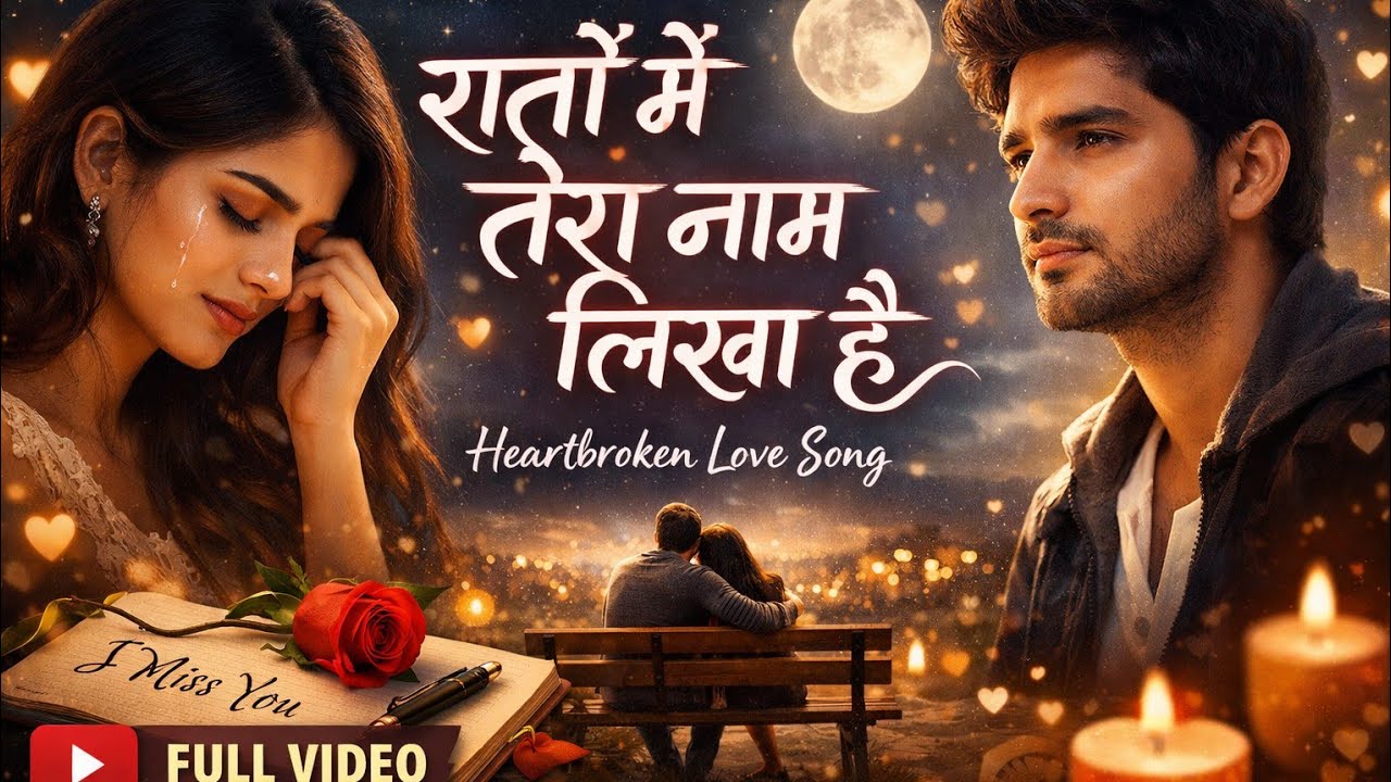 Raato Me Tera Naam Likha hai ❤️ 90s Bollywood Romantic Vibe | Soulful New Version 