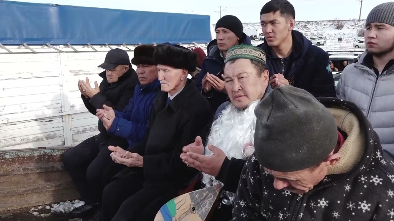 Елтай ауылы Қонқаевтар әулеті Марат және Данияр елден бата алу көкпары 5 01 2025