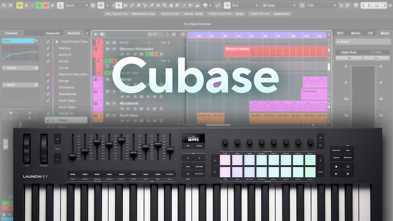How does Launchkey work with Cubase?