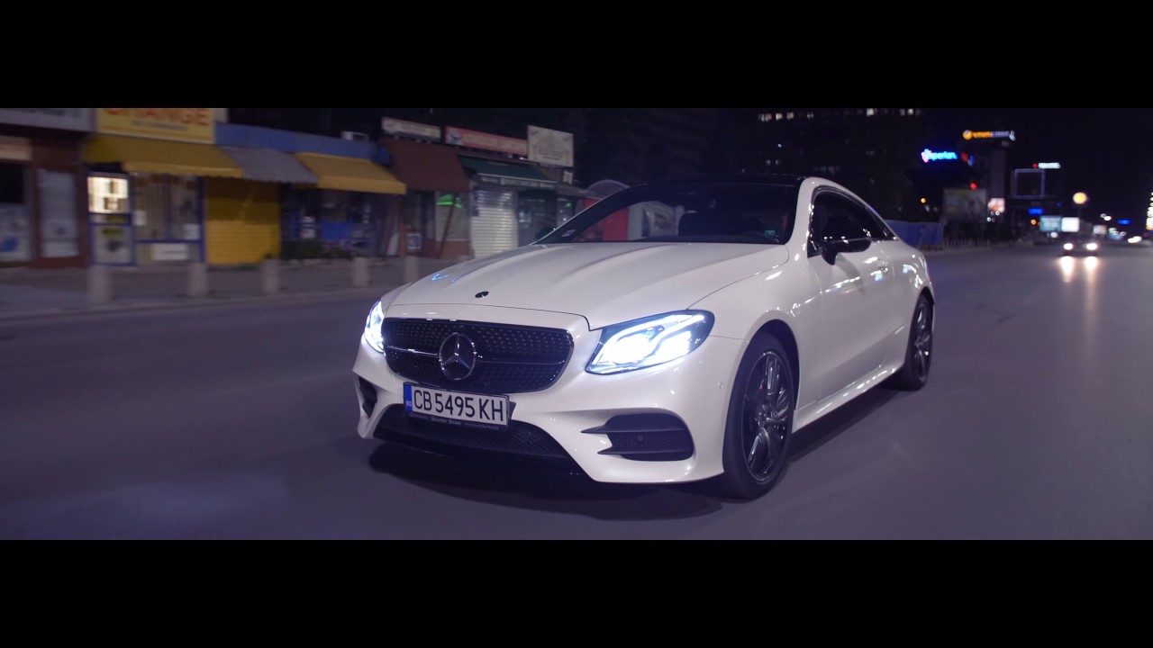 Mercedes E400 Coupe | Night Glide (4K)