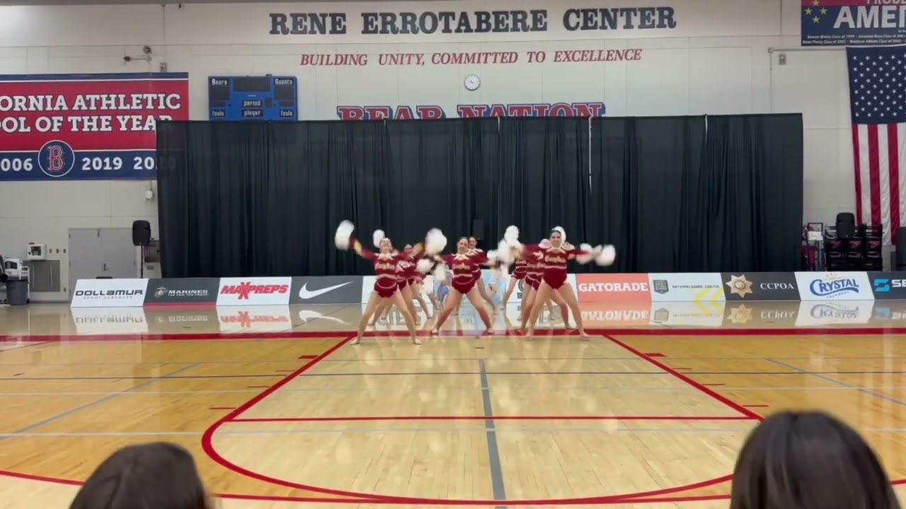 Clovis West Eaglettes Pom 2024 Valley Championship