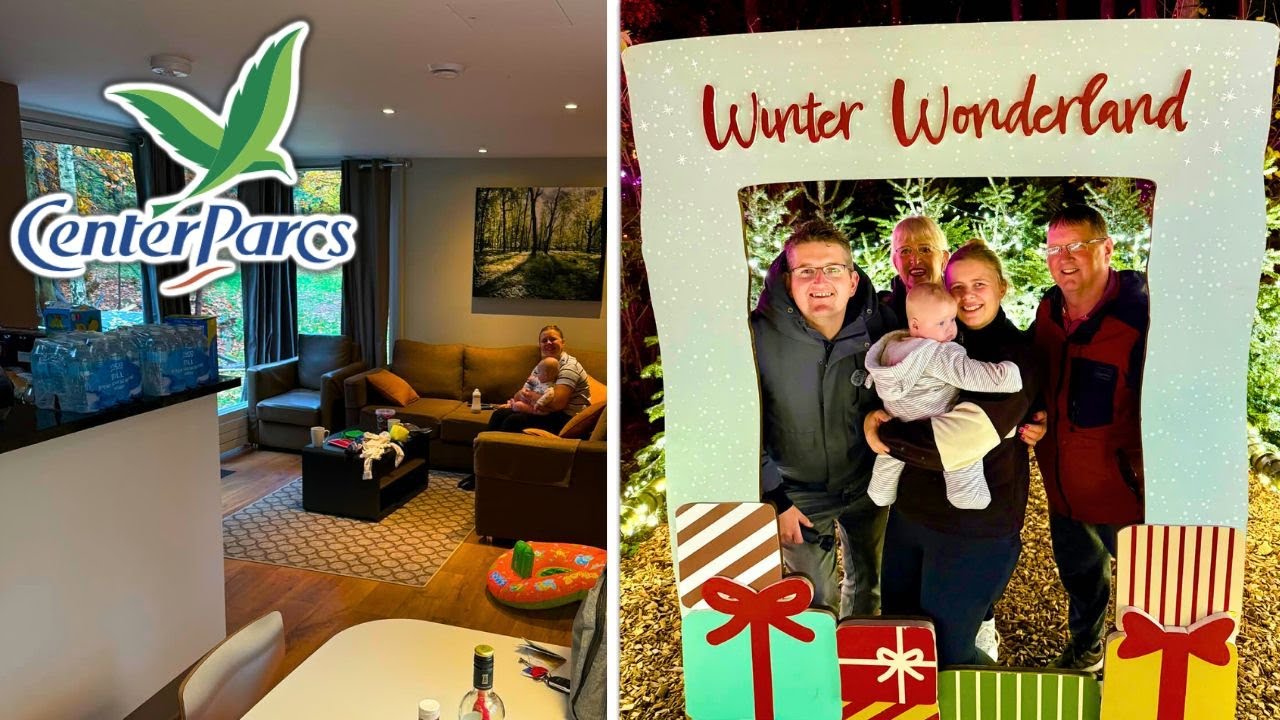 Center Parcs Sherwood Forest 2025, ДЕНЬ 1 — Экскурсия по лоджам и зимняя сказка