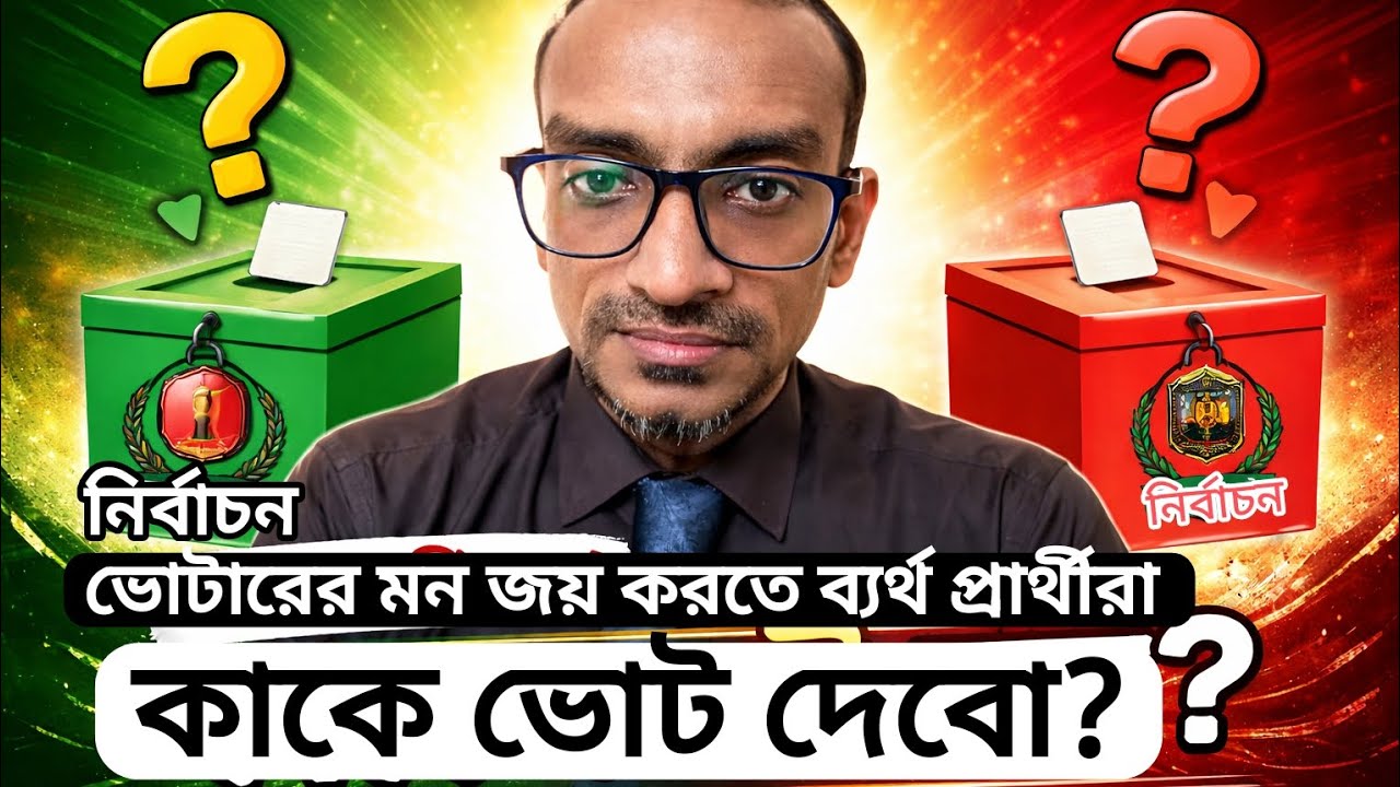 ত্রয়োদশ জাতীয় সংসদ নির্বাচনে কাকে ভোট দিব? আমি  sure হতে পারছি না। আপনি ও কি তাই?
