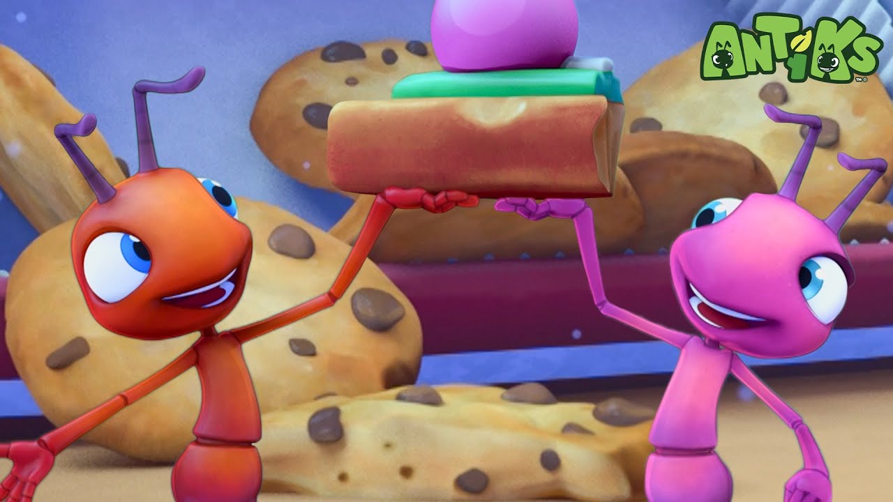 Giant Food Frenzy! | Antiks 🐜 | Funny Cartoons for Kids