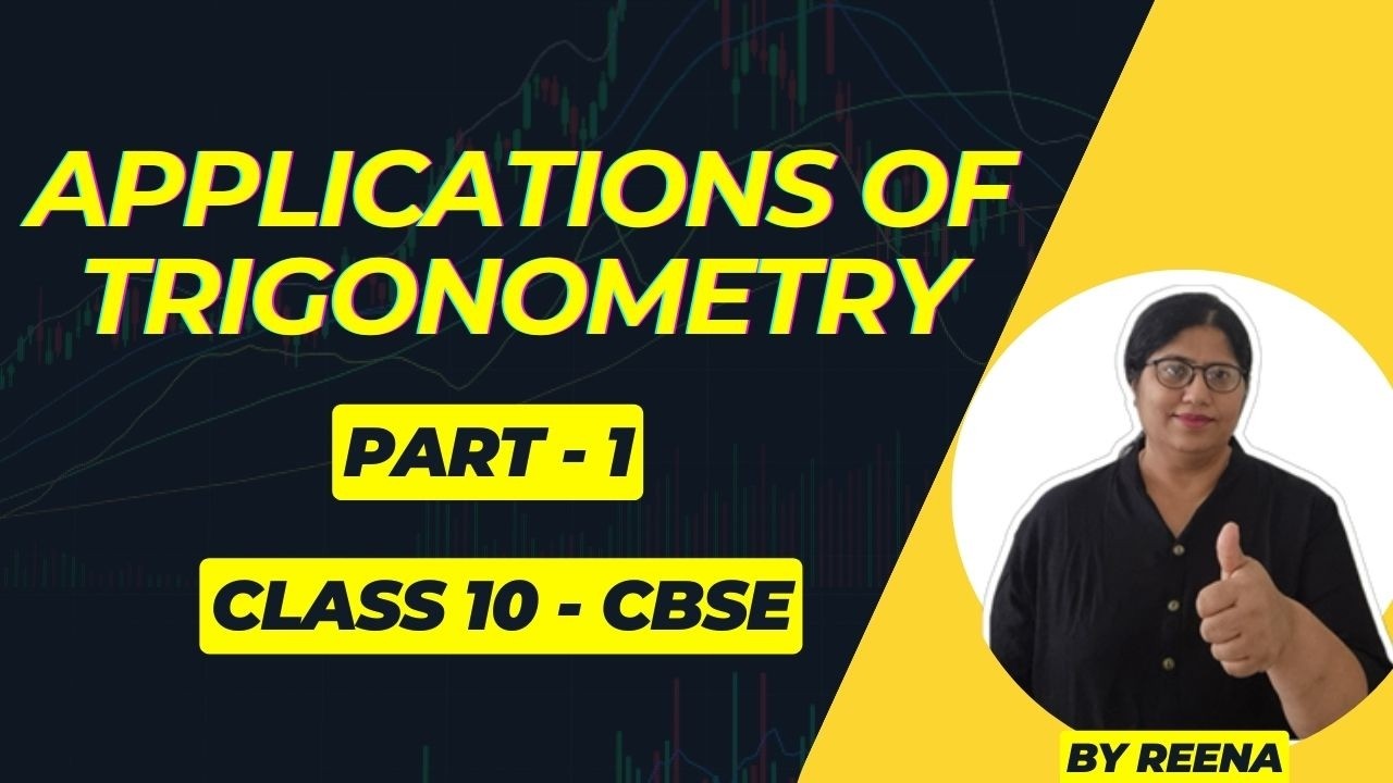 Class 10 Maths Applications of Trigonometry |Part 1 CBSE Board Exam #exam #class10 #education #maths