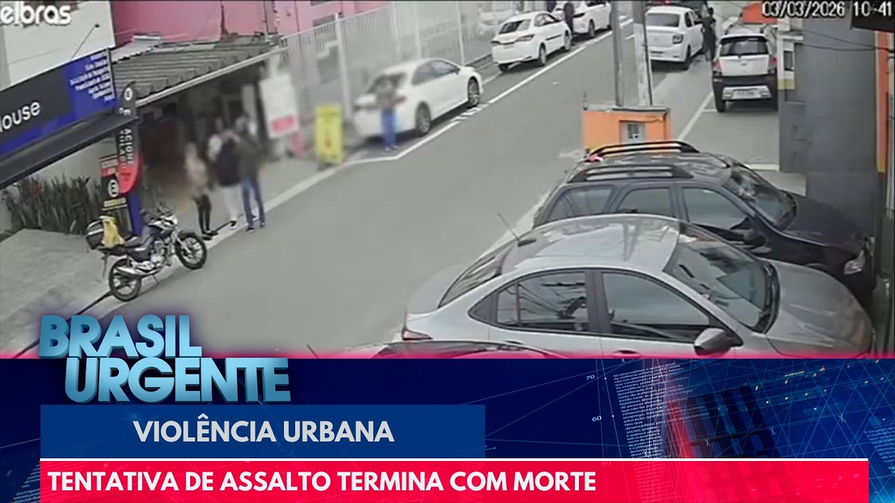 Tiroteio em frente ao Consulado Americano deixa criminoso em estado grave | Brasil Urgente