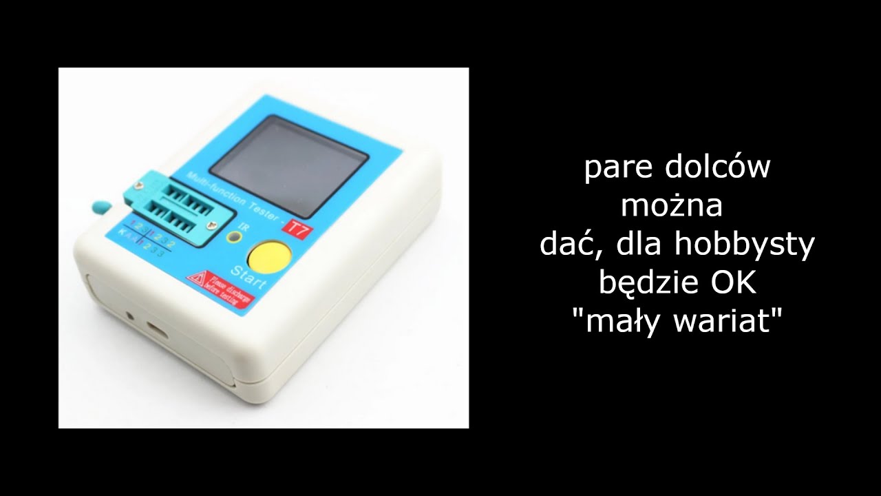 LCR T7 - Multi-Function Tester - LCR T-7 tester elementów elektronicznych - żeby jeszcze gotował...