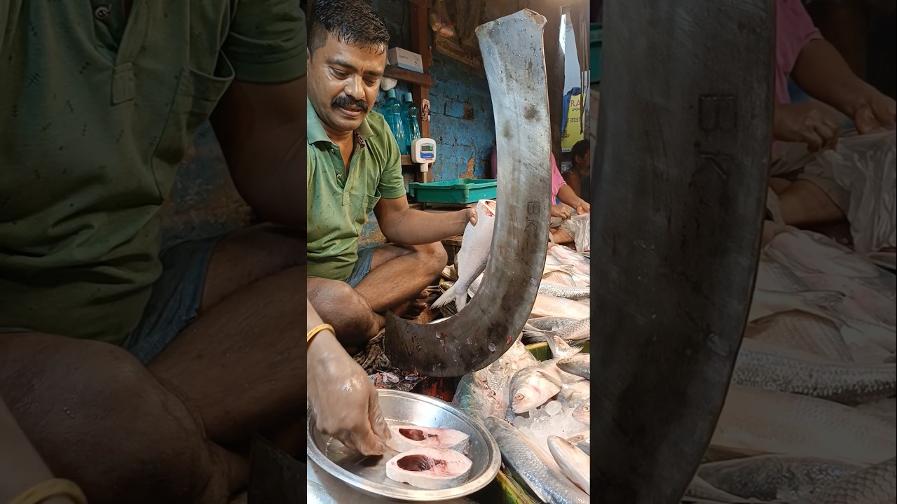 🔥😱 How To Easily Hilsa Fish Cutting? 😱 