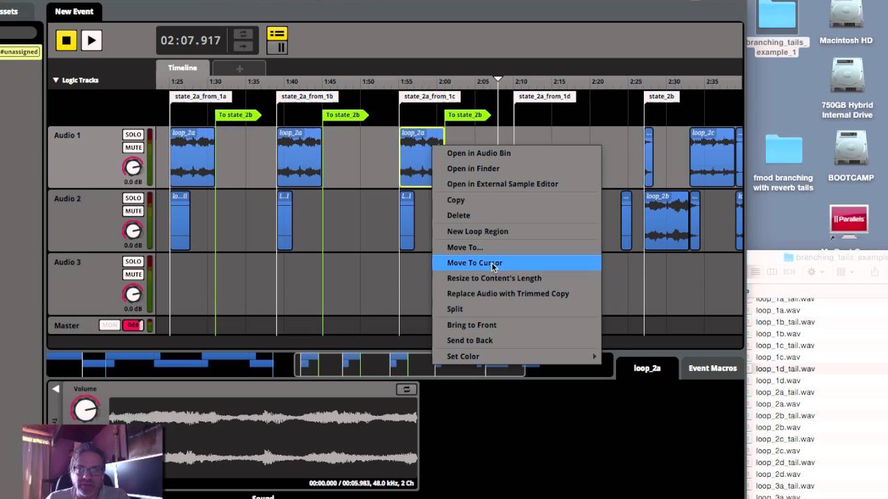Fmod Branching Tutorial with Reverb Tails