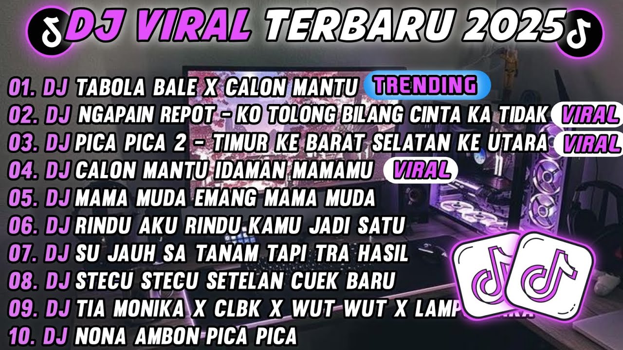 DJ TIKTOK TERBARU 2025-🎵DJ TABOLA BOLA X CALON MANTU 🎵DJ NGAPAIN REPOT- KO TOLONG BILANG CINTA KA 