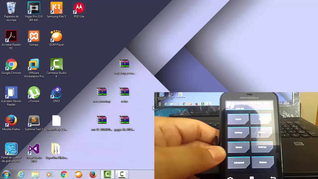 ✅ Instalar ROM CyanogenMod 11 (KitKat 4.4.4) en Motorola Defy MB 525 | Defy (+) MB 526 📱