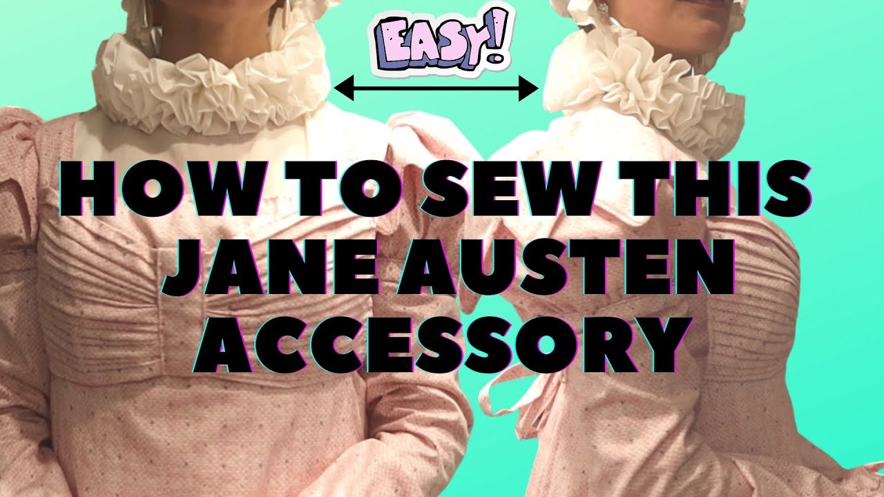 Regency Chemisette Sewing Tutorial || Pink Alligator Dress Part II