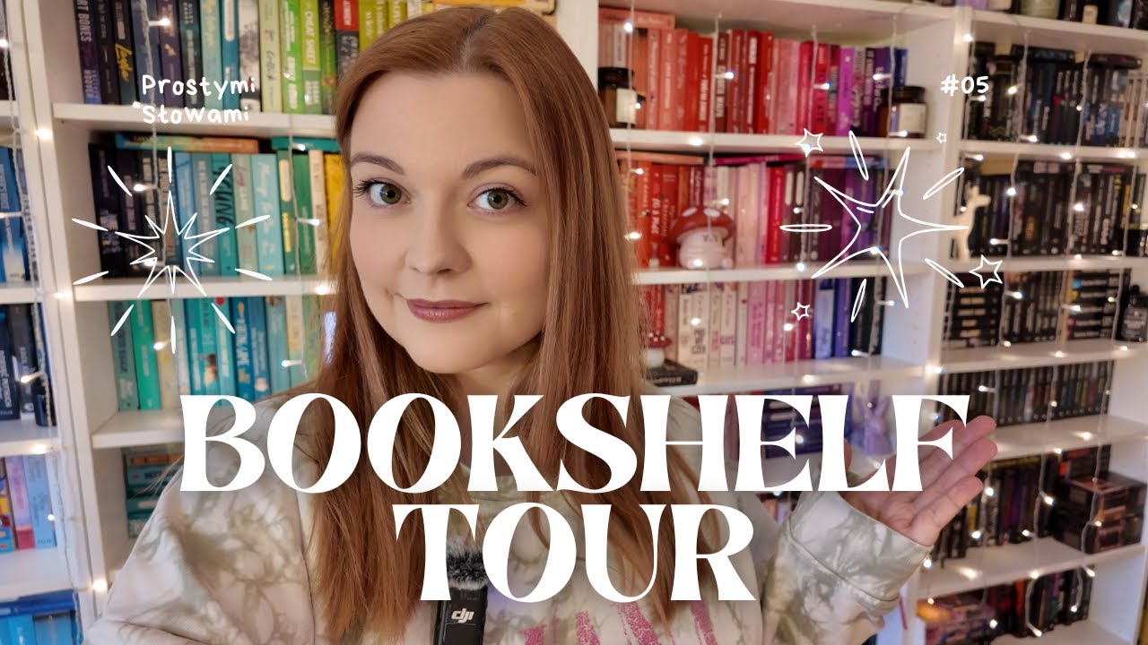 BOOKSHELF TOUR #1 | CZEKALIŚCIE NA TO! | PROSTYMI SŁOWAMI