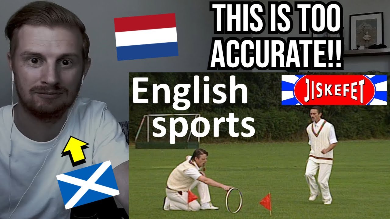 Reaction To Jiskifet - English Sports (Dutch Comedy)