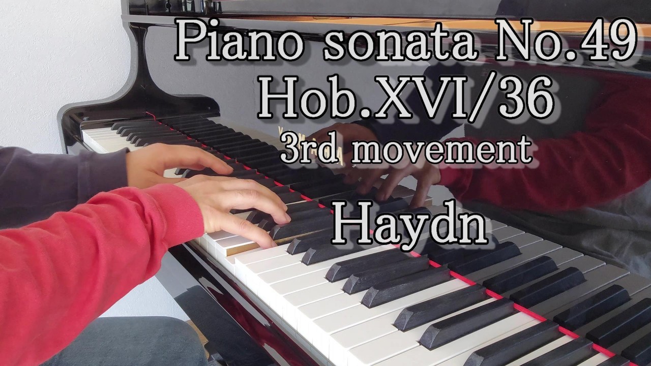 Гайдн Соната для фортепиано № 49 До-диез минор Hob.XVI/36 3 Часть