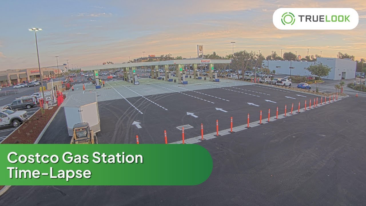 Costco Gas Station | Construction Time-Lapse