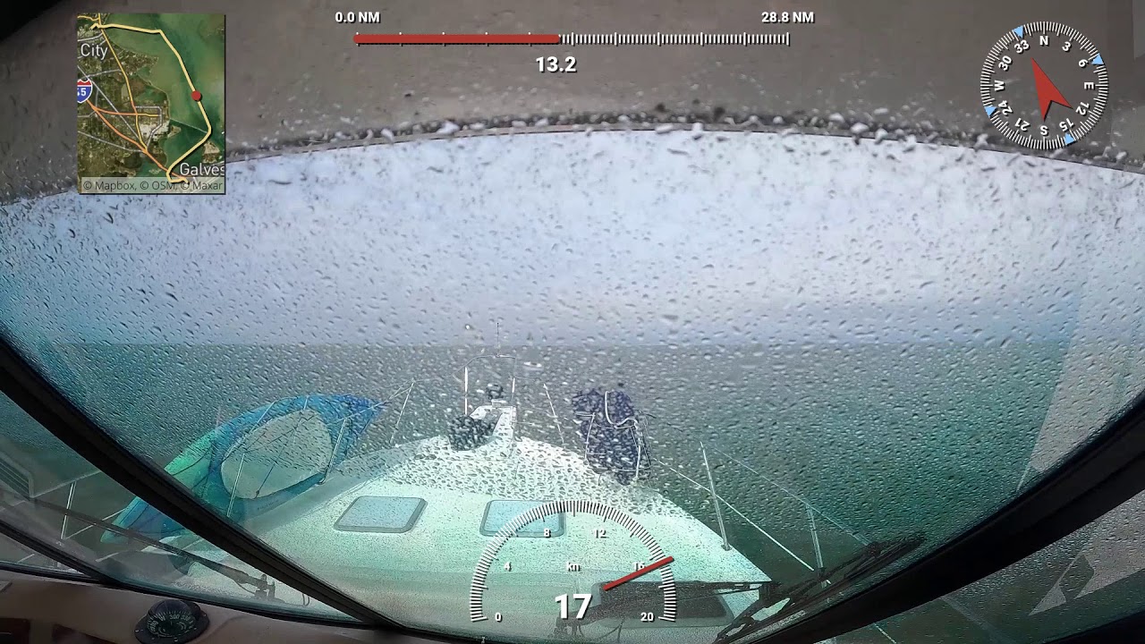 Moody Gardens to Kemah TX via Bayliner 4788