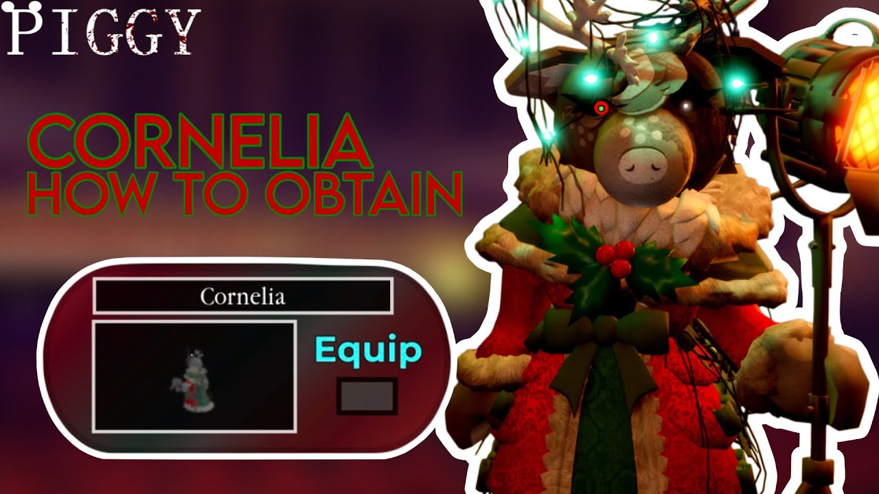 How to OBTAIN (LIMITED) Cornelia Skin in PIGGY (Skin Tutorial)