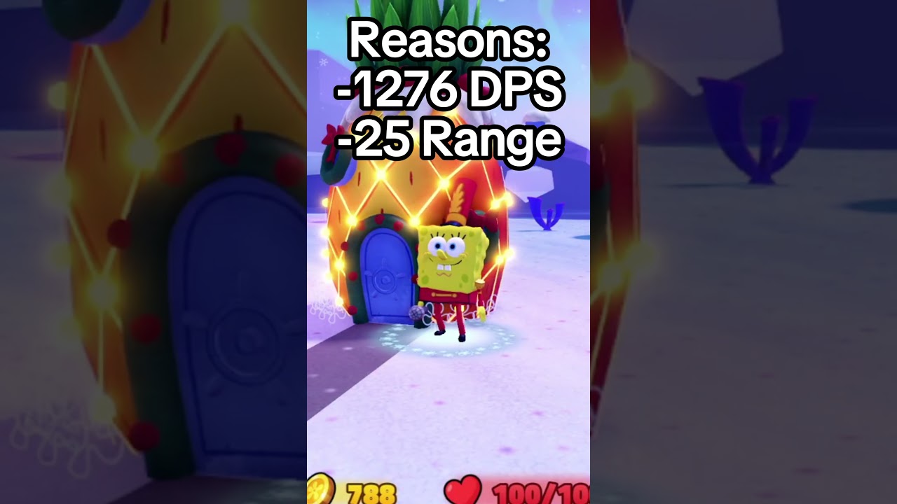 🏆 Top 5 Spongebob Units in Spongebob Tower Defense | #shorts #ttd #telanthric