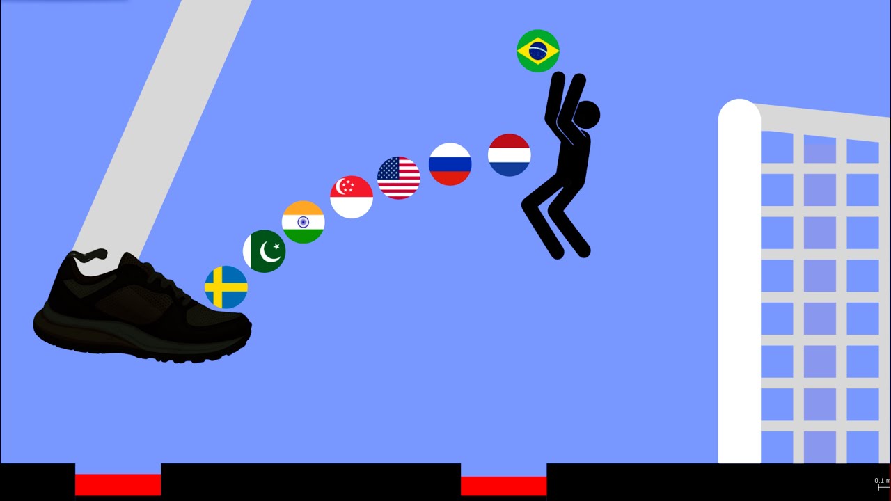 Country Marble Race Goalkeeper – Highest Score Wins!