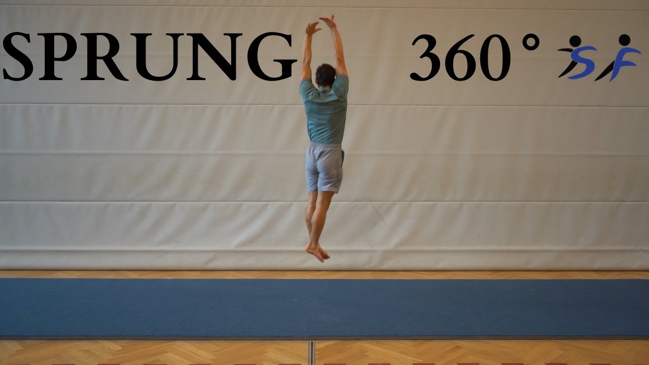 360°-Sprung || Sprung mit 1/1 Drehung - Boden