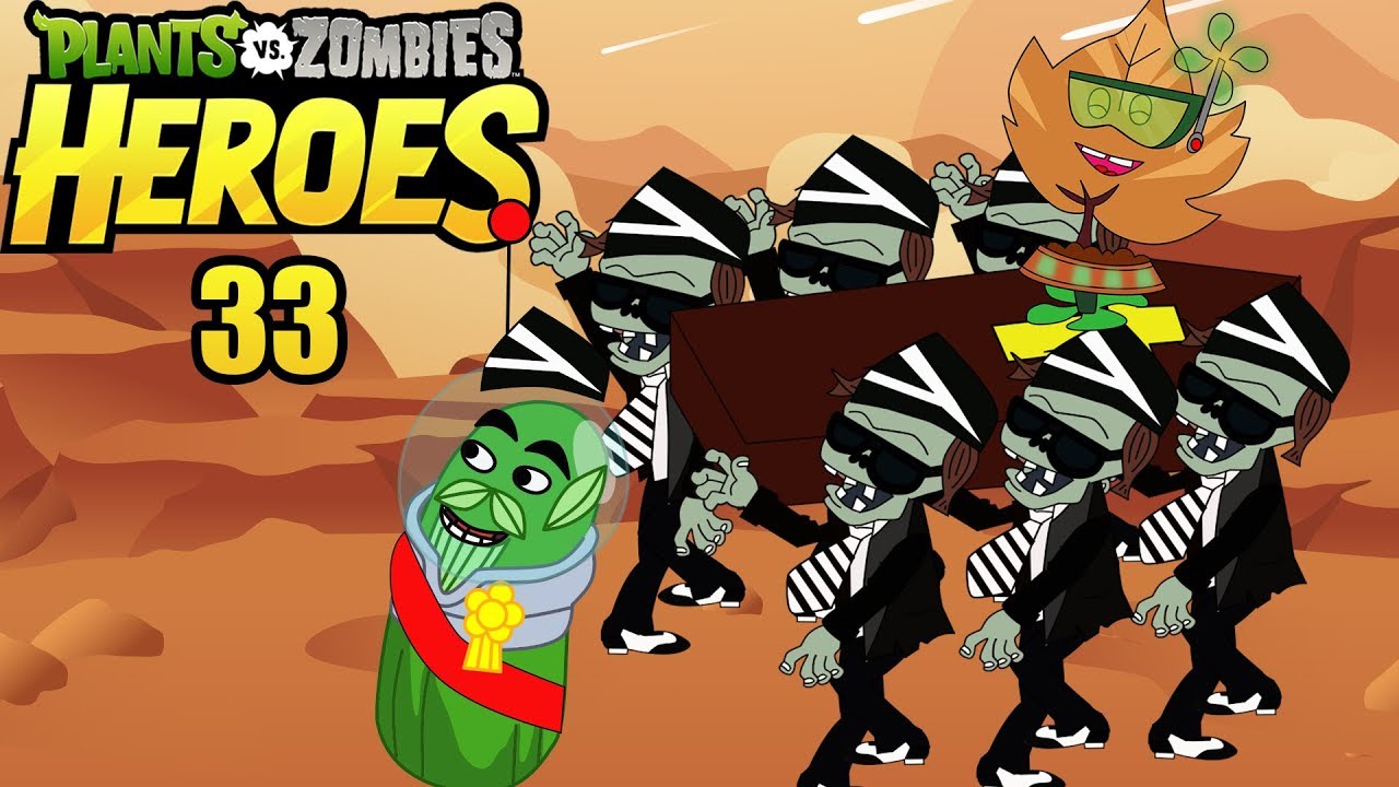 PLANTS VS ZOMBIES HEROES - Episode 33 -THE DEATH OF COSMIC PEA AND COFFEE DANCE MEME ANIMATION!