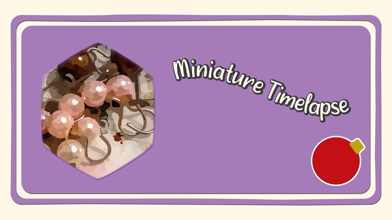 Ball Ornaments || Miniature Timelapse || 1:12 Scale Dollhouse Miniature [CC]