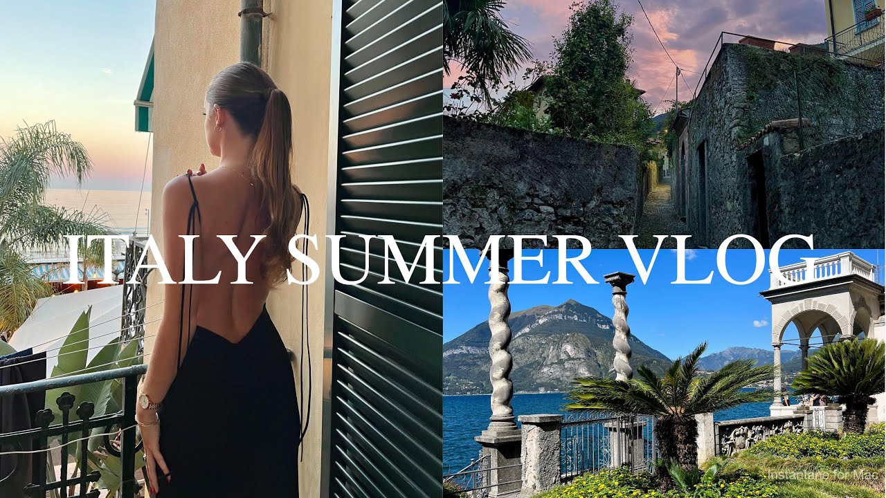 ITALY VLOG VLOG | Lago di Como, Piemonte, Alassio...