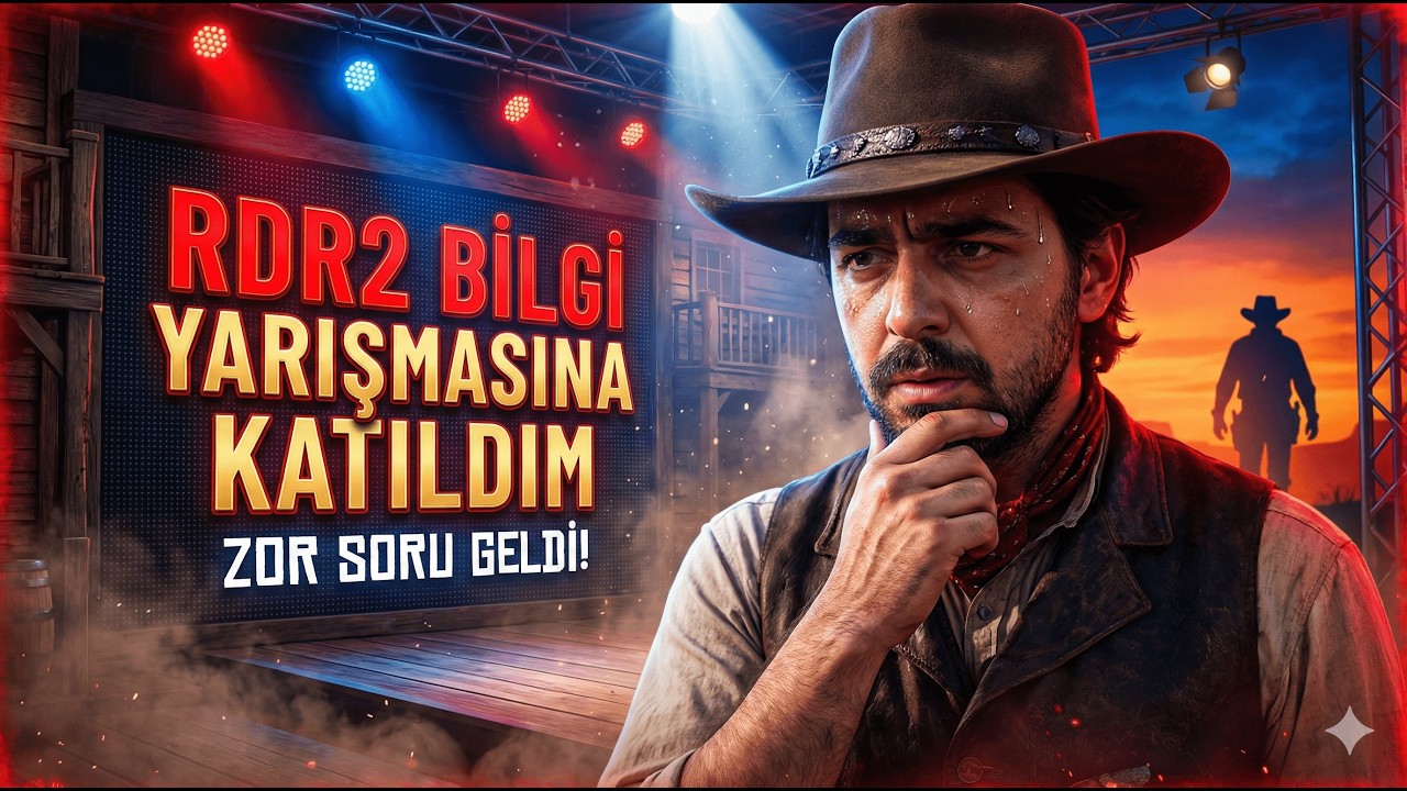 RDR2 HAKKINDA HER ŞEYİ BİLDİĞİMİ SANIYORDUM!  (30 Soruluk Dev Test)