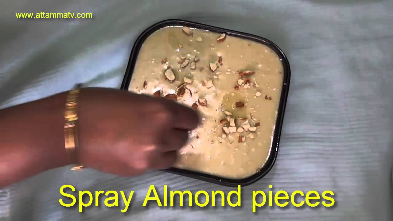 Traditional Sweet Cashew nut Mysore pak (జీడిపప్పు మైసూర్ పాక్)In Telugu .:: by Attamma TV ::.
