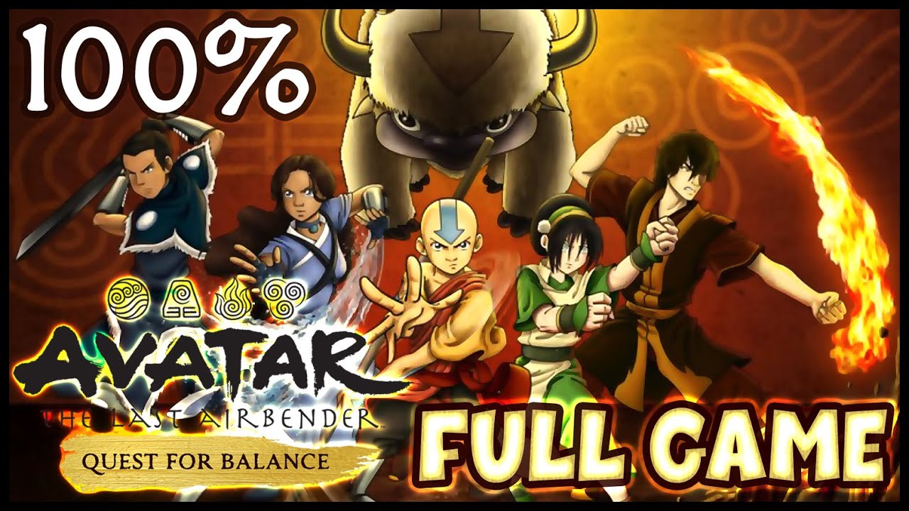 Avatar: The Last Airbender - Quest for Balance 100% FULL GAME (PS4, PS5)