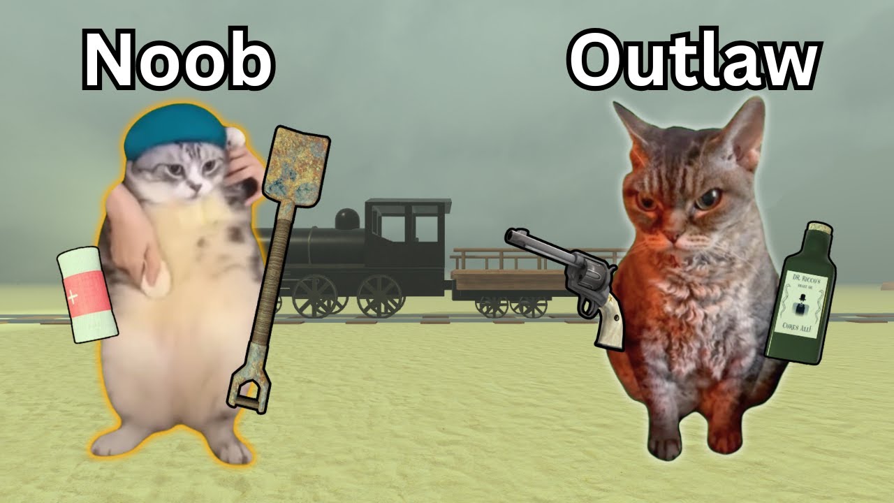 Roblox Dead Rails But It's Cats.