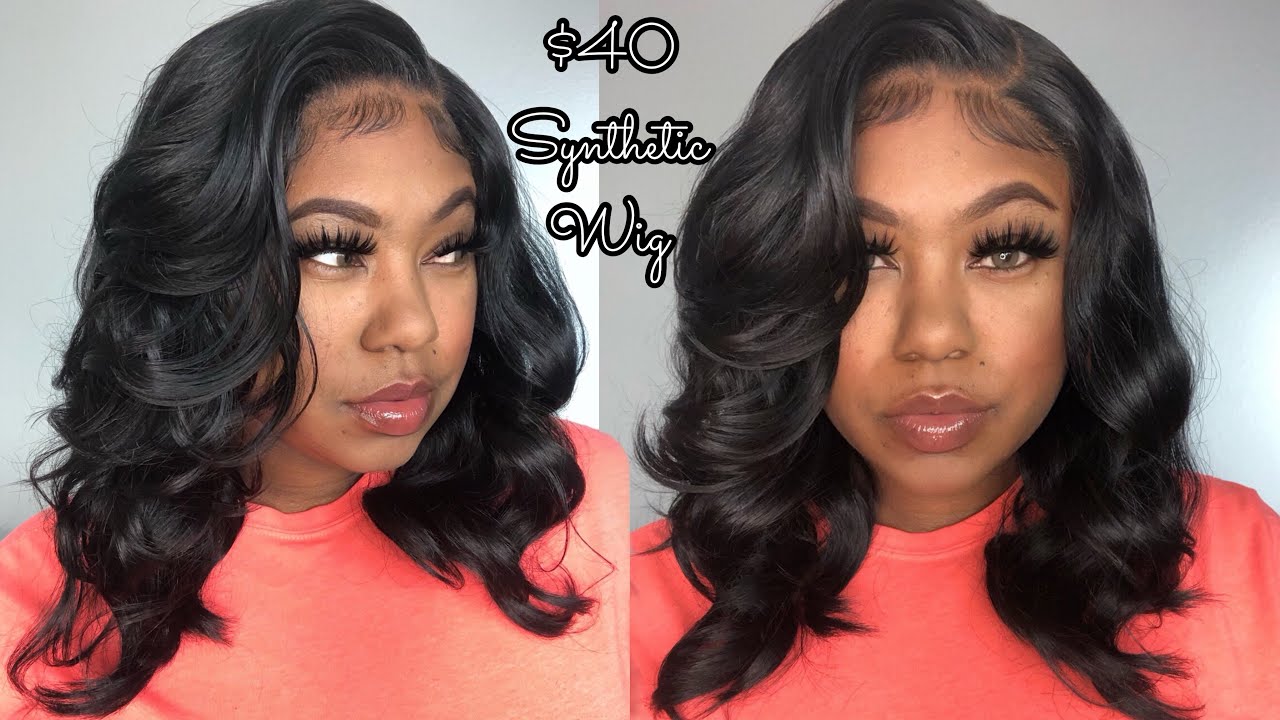 Get The Salon Look Under $40 | Outre Synthetic Melted Hairline HD Lace Front Wig - ELORA