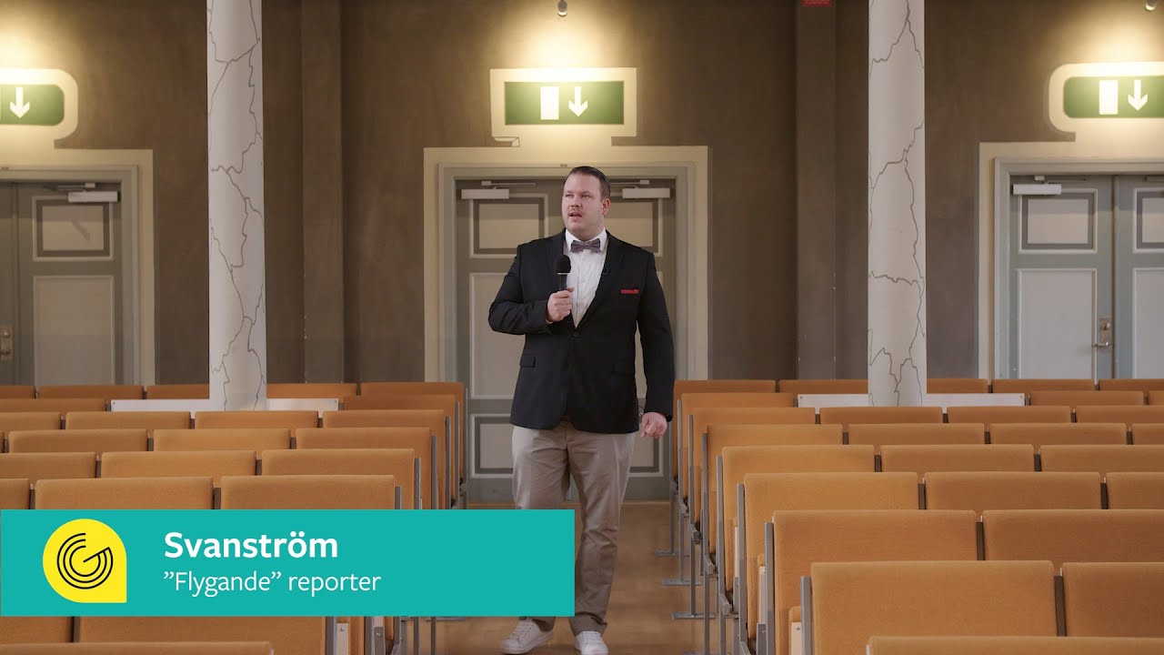 Flygande reporter Svanström på Stagneliusskolan