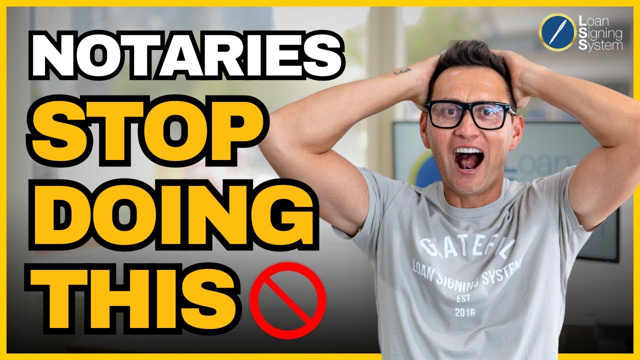 #1 Mistake You're Making as a Notary Signing Agent While Marketing