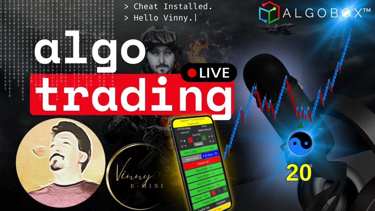 LIVE Futures Trading w Vinny 🔴 Mentorship Monday - #1 Algo Trading Software