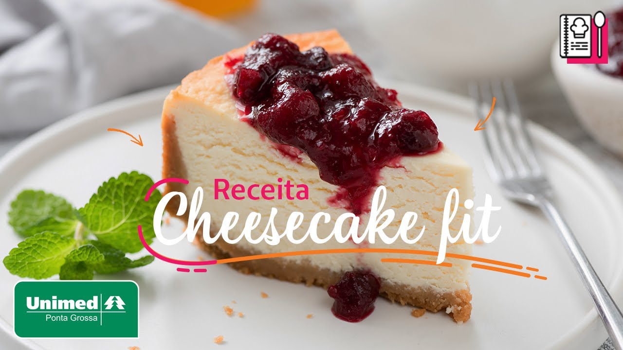 Receita de cheesecake fit // Receitas saud&aacute;veis